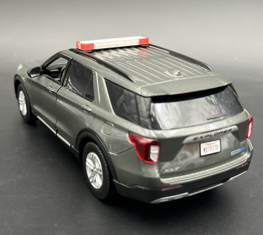 1/24 25 27 LED Ready Whelen Edge New York Suffolk Police Lightbar Red Clear6