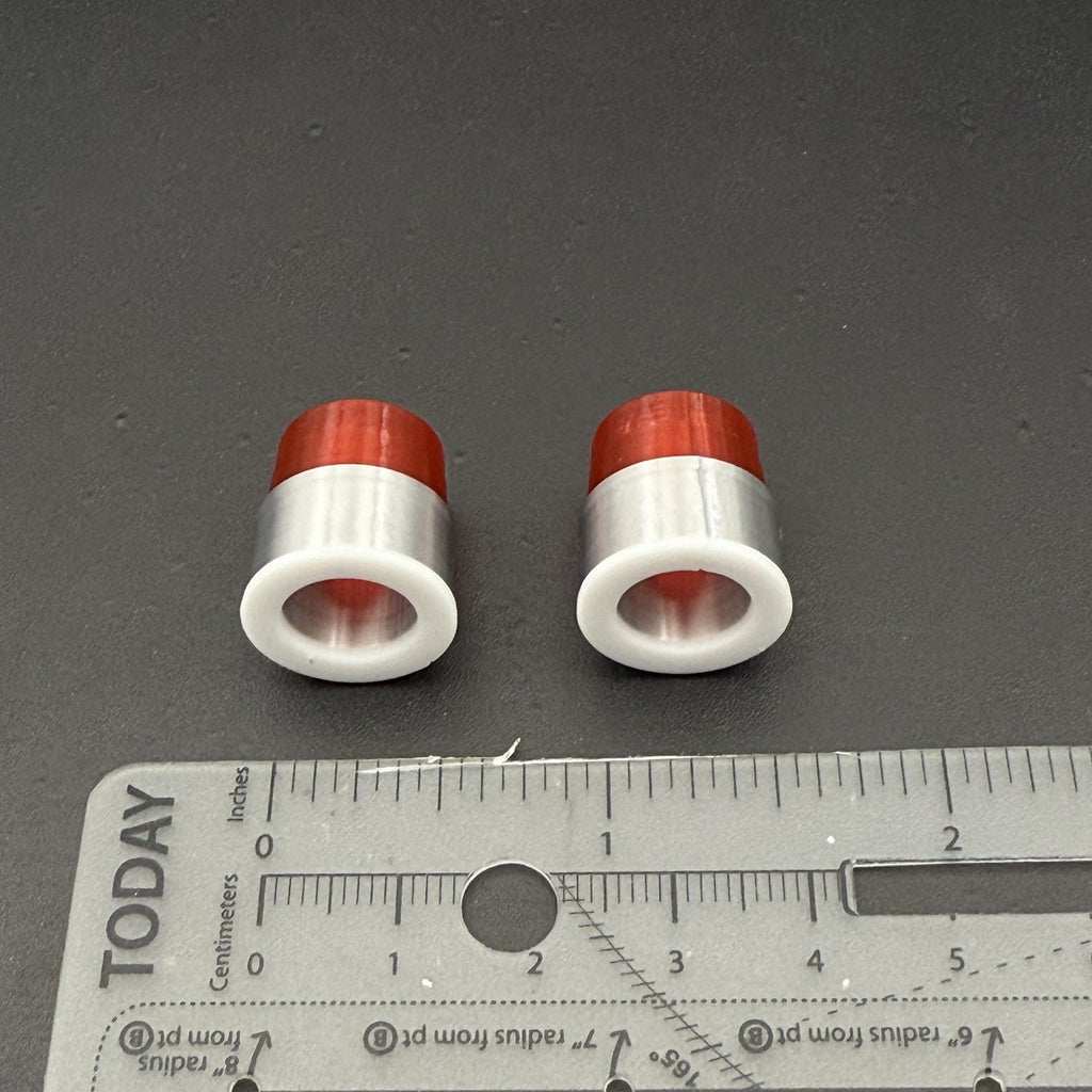 2 Pack 1/18 LED Ready Federal CJ 184 284 Beacon Red State Police Trooper Sheriff2