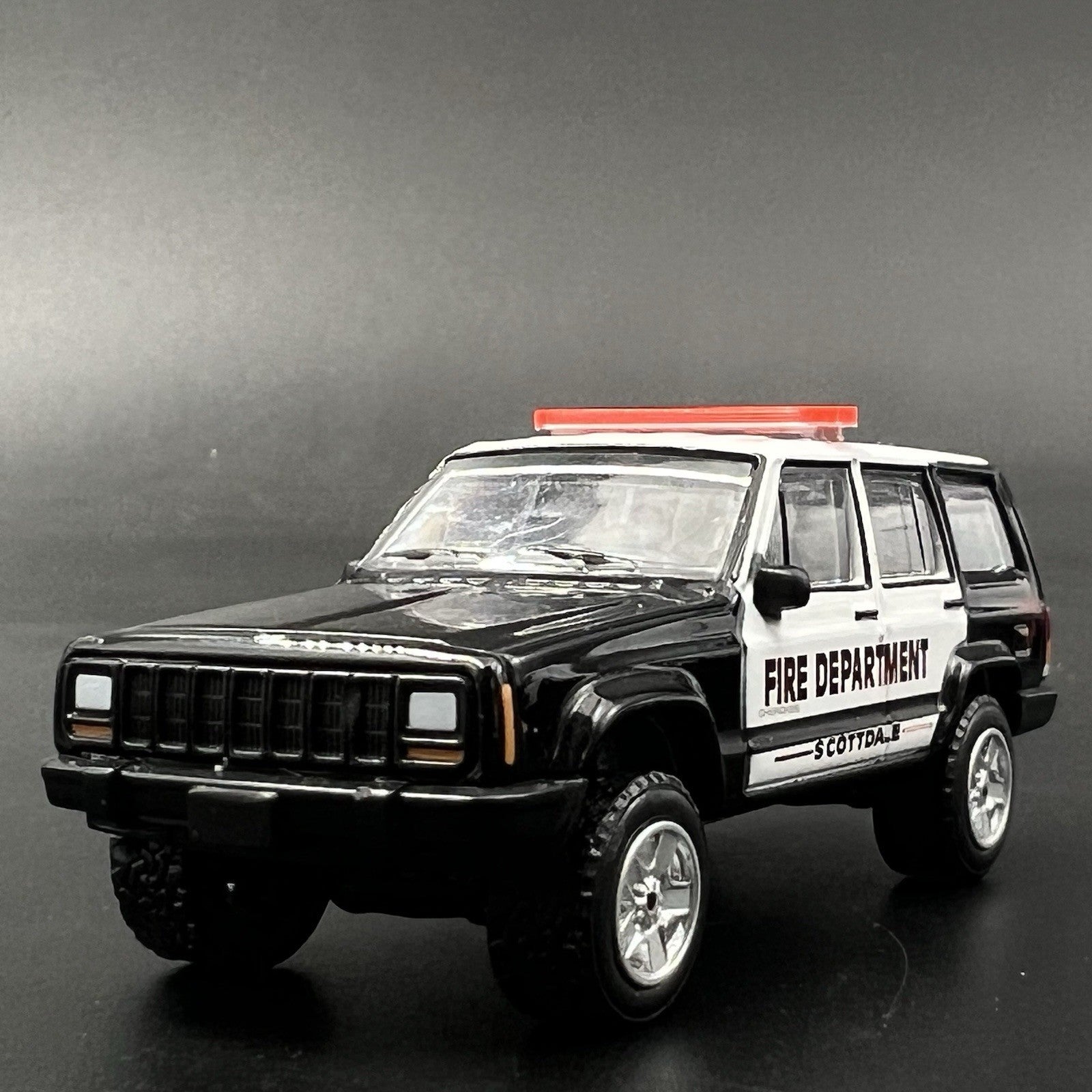 2 Pack 1/64 Red LED Code 3 X2100 Lightbar For Greenlight Fire EMS Ambulance SUV3