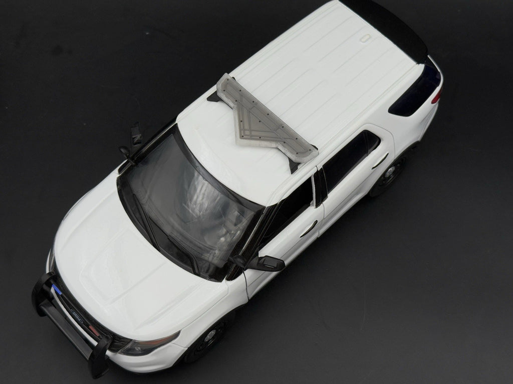 1/18 LED Ready Federal Valor SUV Tahoe Width Lightbar Police Motormax3