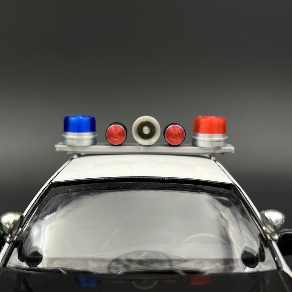 1/24 1/25 Blue Red Mars Skybolt Beacon Lightbar Siren Speaker Police Sheriff17