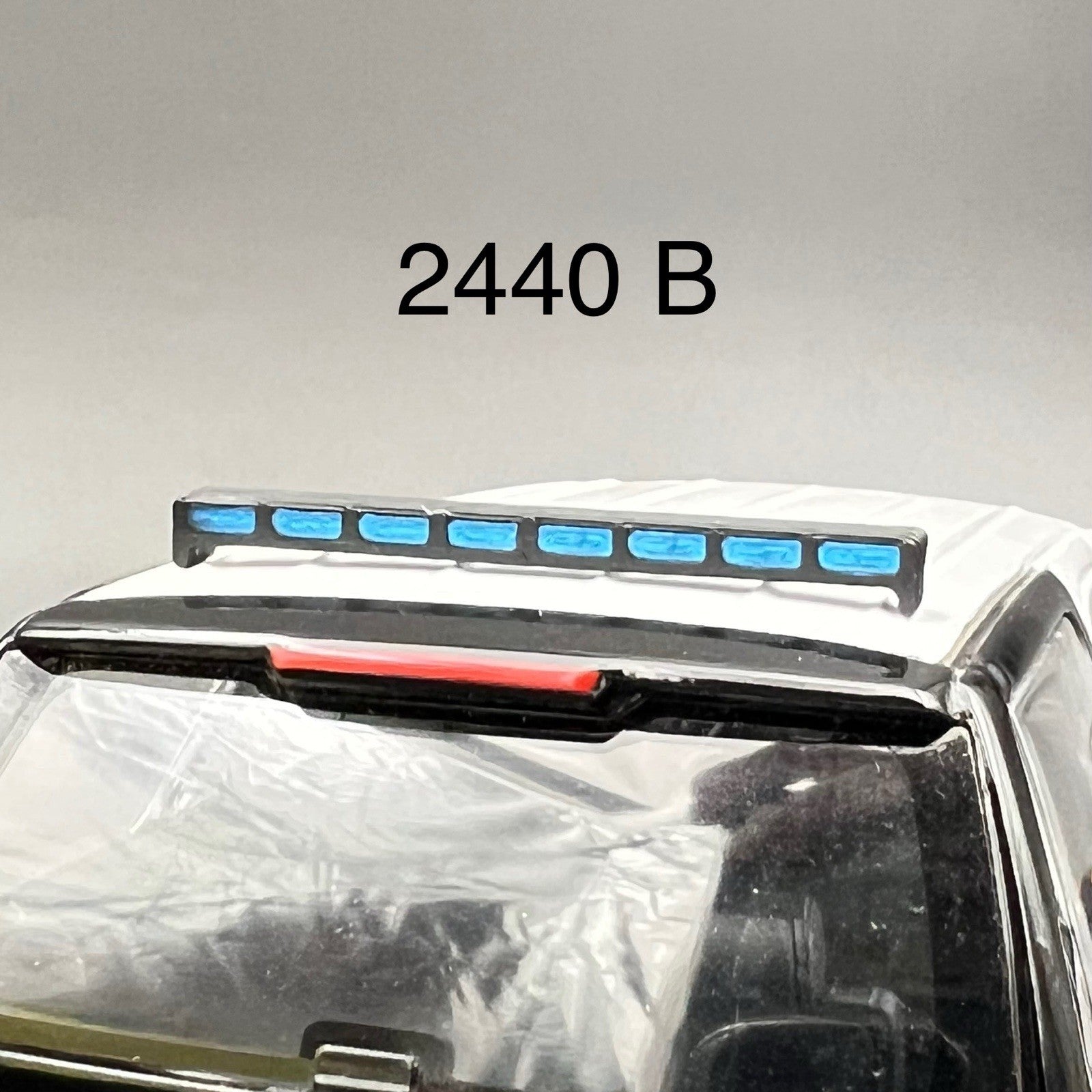 1/24 LED Ready Blue Traffic Advisor Arrow Stick Deck Lightbar Police Sheriff0