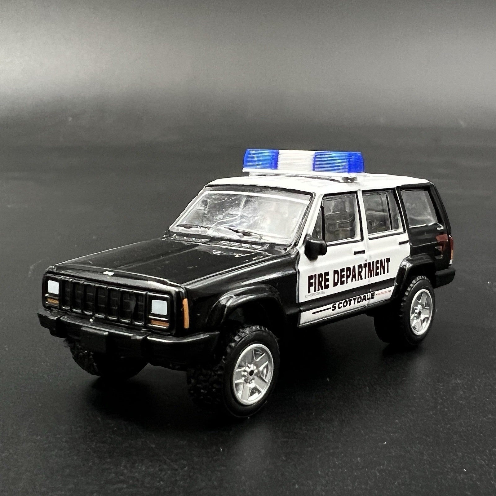 2 Pack 1/64 Blue Federal Signal Twinsonic Lightbar Greenlight Police Sheriff2