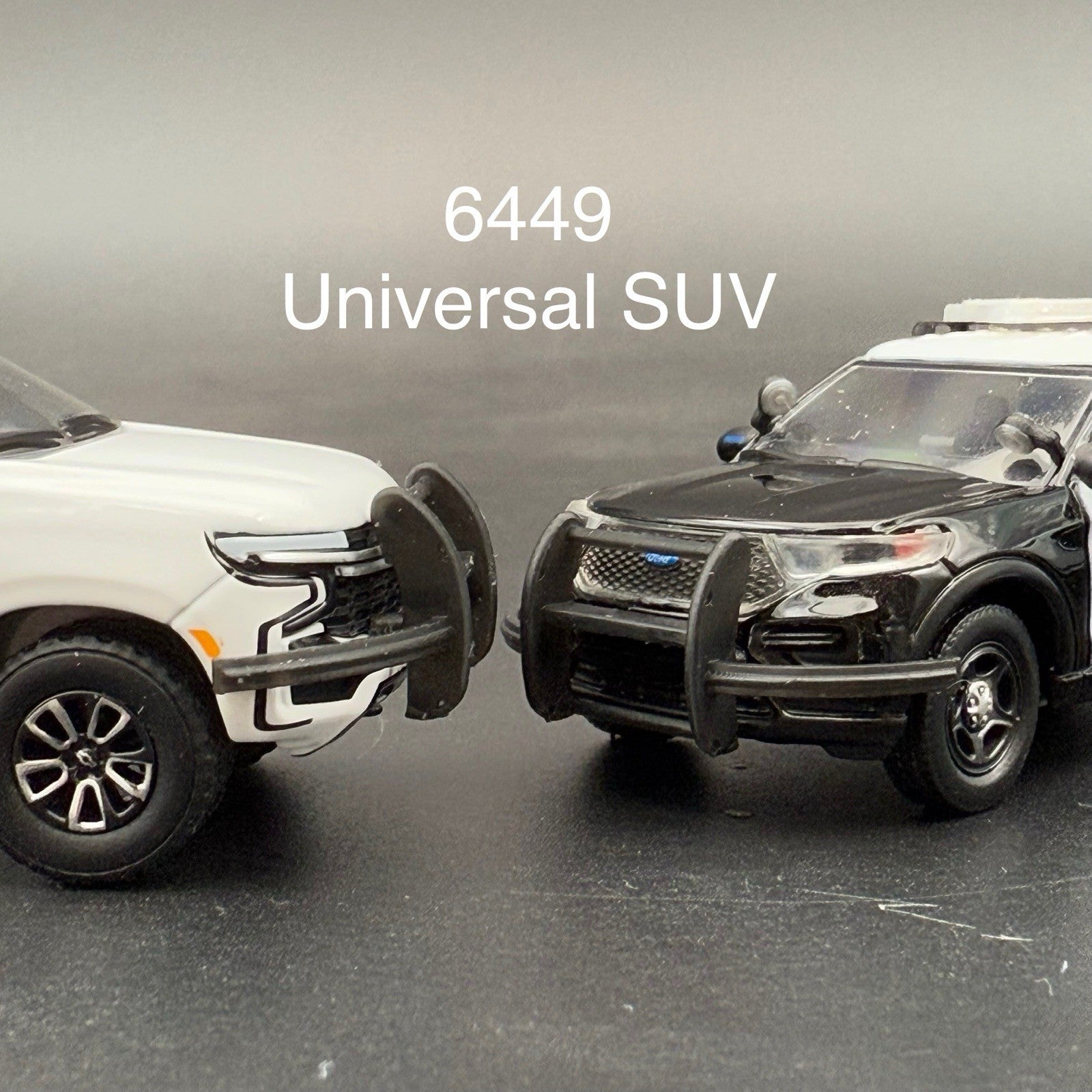 2 PACK 1/64 SUV Setina Wrap Around Push Bumper Pushbar Police Tahoe Explorer1