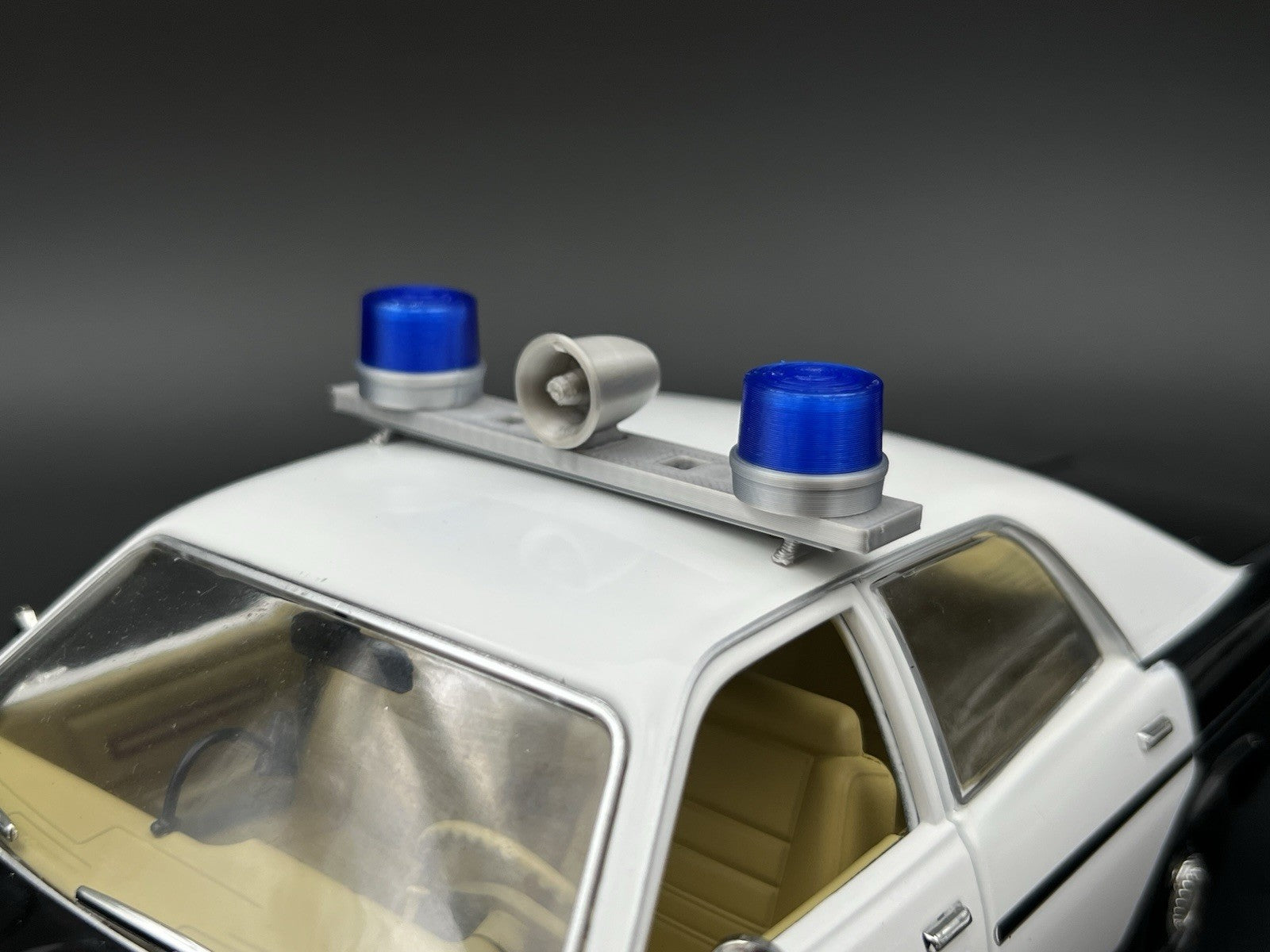 1/18 Blue Mars Skybolt Beacon Lightbar Siren Speaker Police Sheriff Fire1