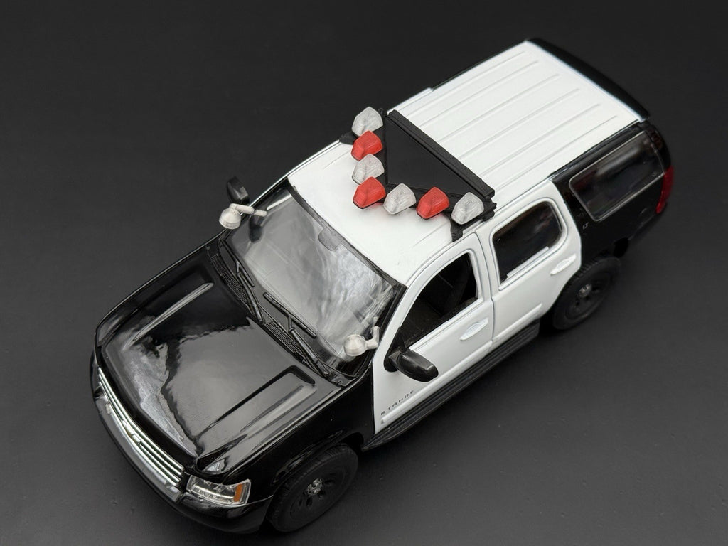 1/24 25 Scale Model LED Ready NYPD Federal Vector Lightbar Police Post-2008 24324