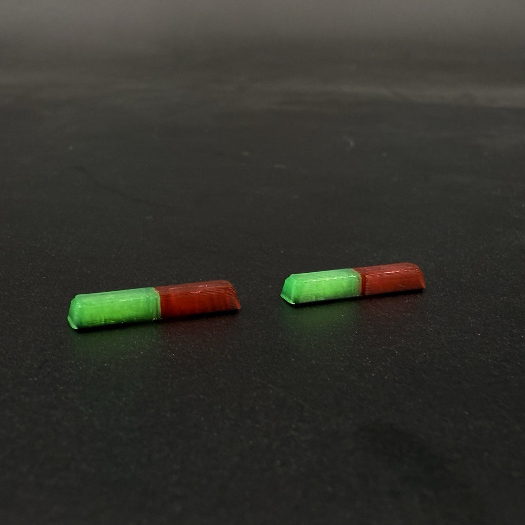 2 Pack 1/64 Green Red Lightbar Chicago Fire Ambulance SUV Truck Hansch DBS200013