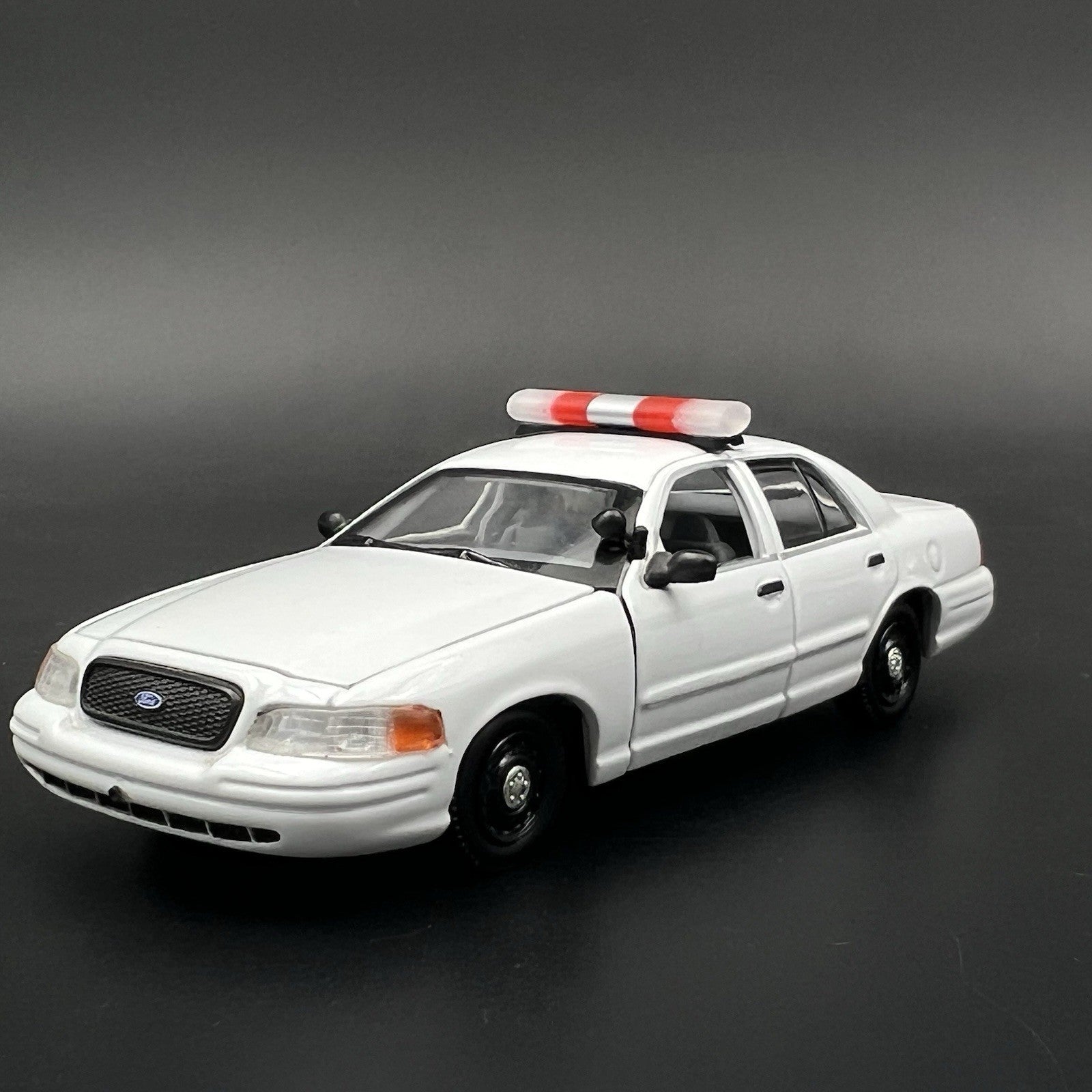 1/43 AeroDynic Lightbar NYPD Style Clear Red Chrome Police New York Sheriff2