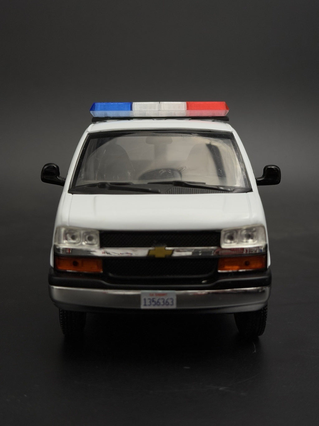 1/24 25 Scale Model Blue Clear Red Code 3 MX7000 XL Lightbar Truck Width 58” 4