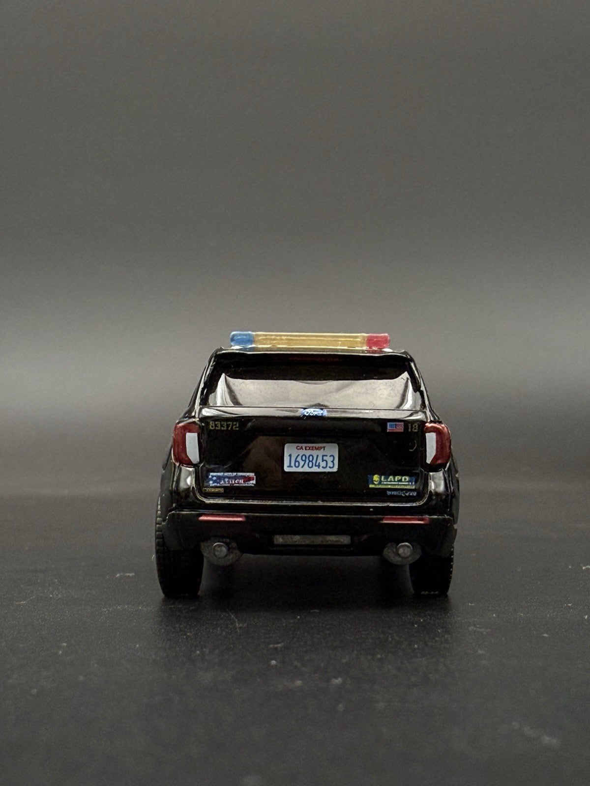 2 Pack 1/64 Scale XL Amber Blue Red Interior Arrow Board Deck Lightbar 6432XLABR6