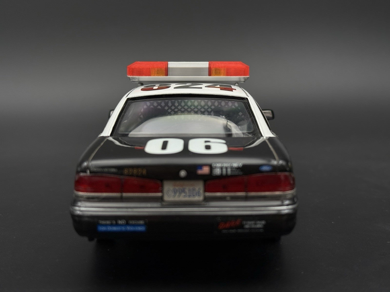 1/24 1/25 Red Amber Flasher Smith Wesson 8780 8880 8980 Lightbar Police 2441R24