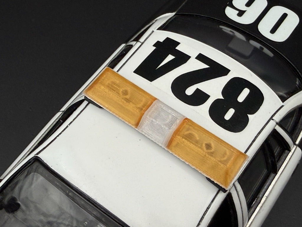 1/24 1/25 Scale Model Amber Clear Code 3 LP6000 Lightbar Tow Security 2411ClearA2