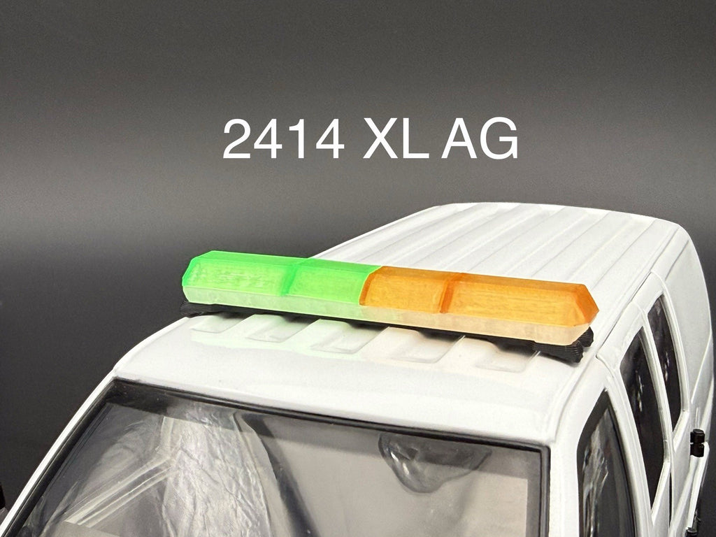 1/24 25 Scale Model Green Amber Code 3 MX7000 XL Lightbar Tow Truck Width 58”0