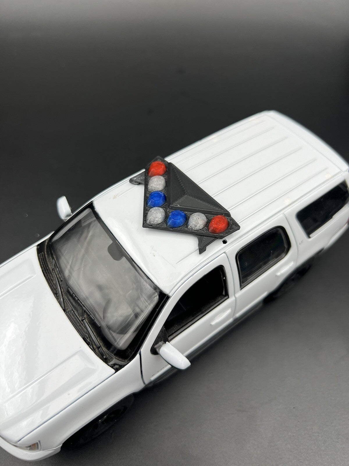 1/24 27 LED Ready LVMPD Blue Red Federal Signal Vision SLR Lightbar Police Car2