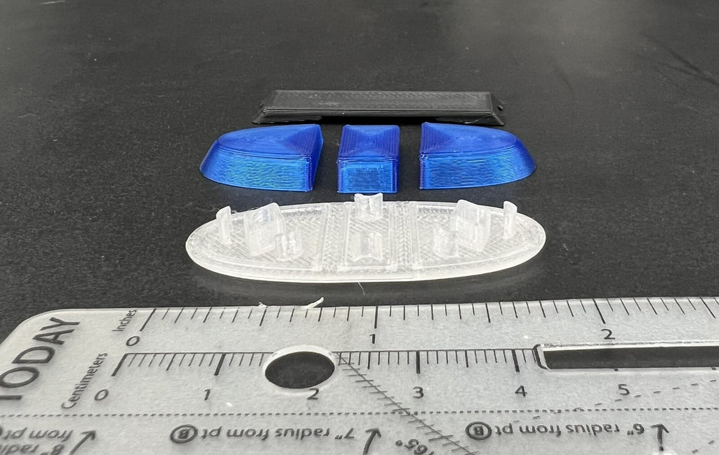 1/24 25 Blue Federal Signal Vista Lightbar Kentucky Mass State Police Sheriff2