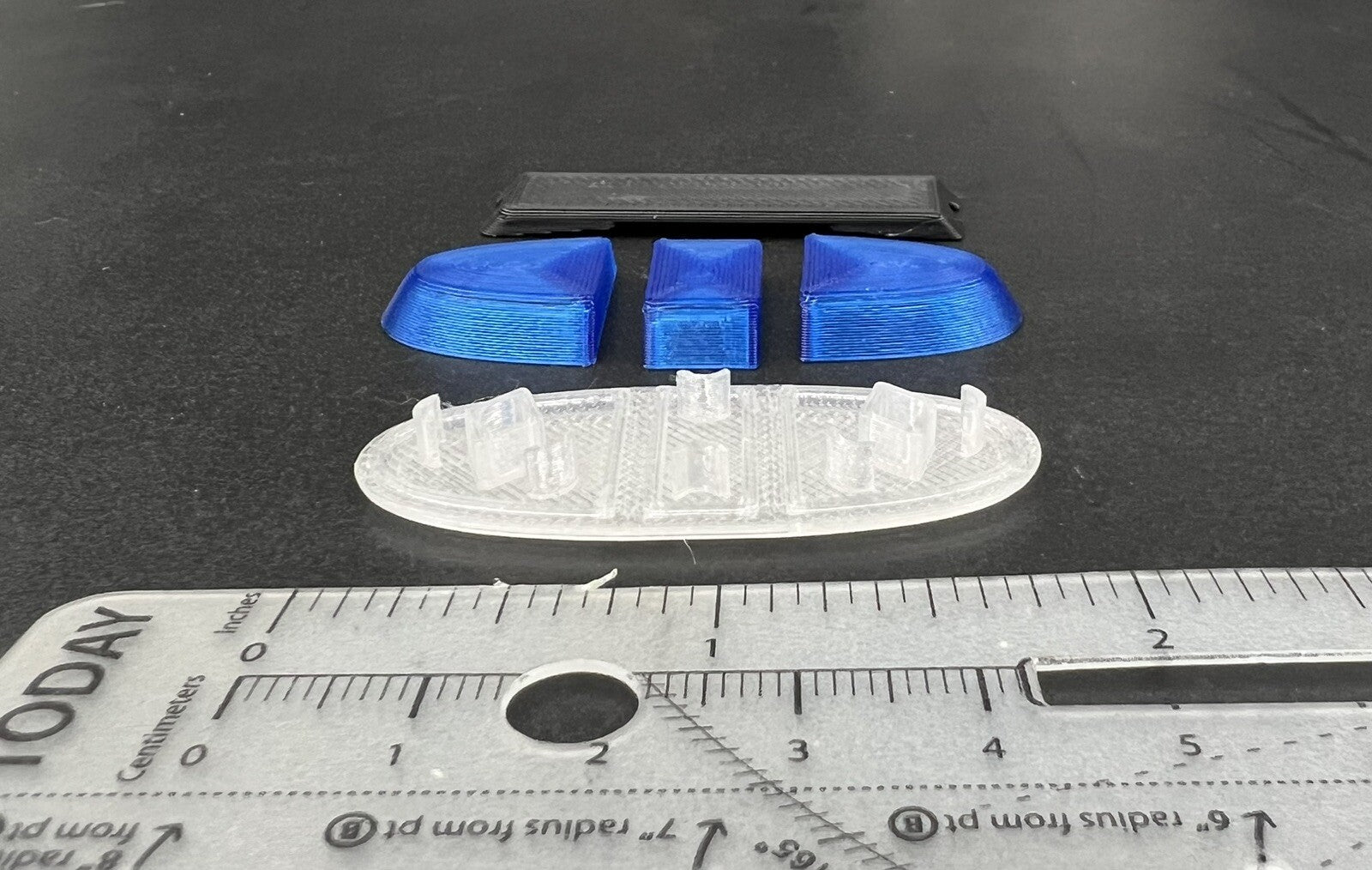 1/24 25 Blue Federal Signal Vista Lightbar Kentucky Mass State Police Sheriff2