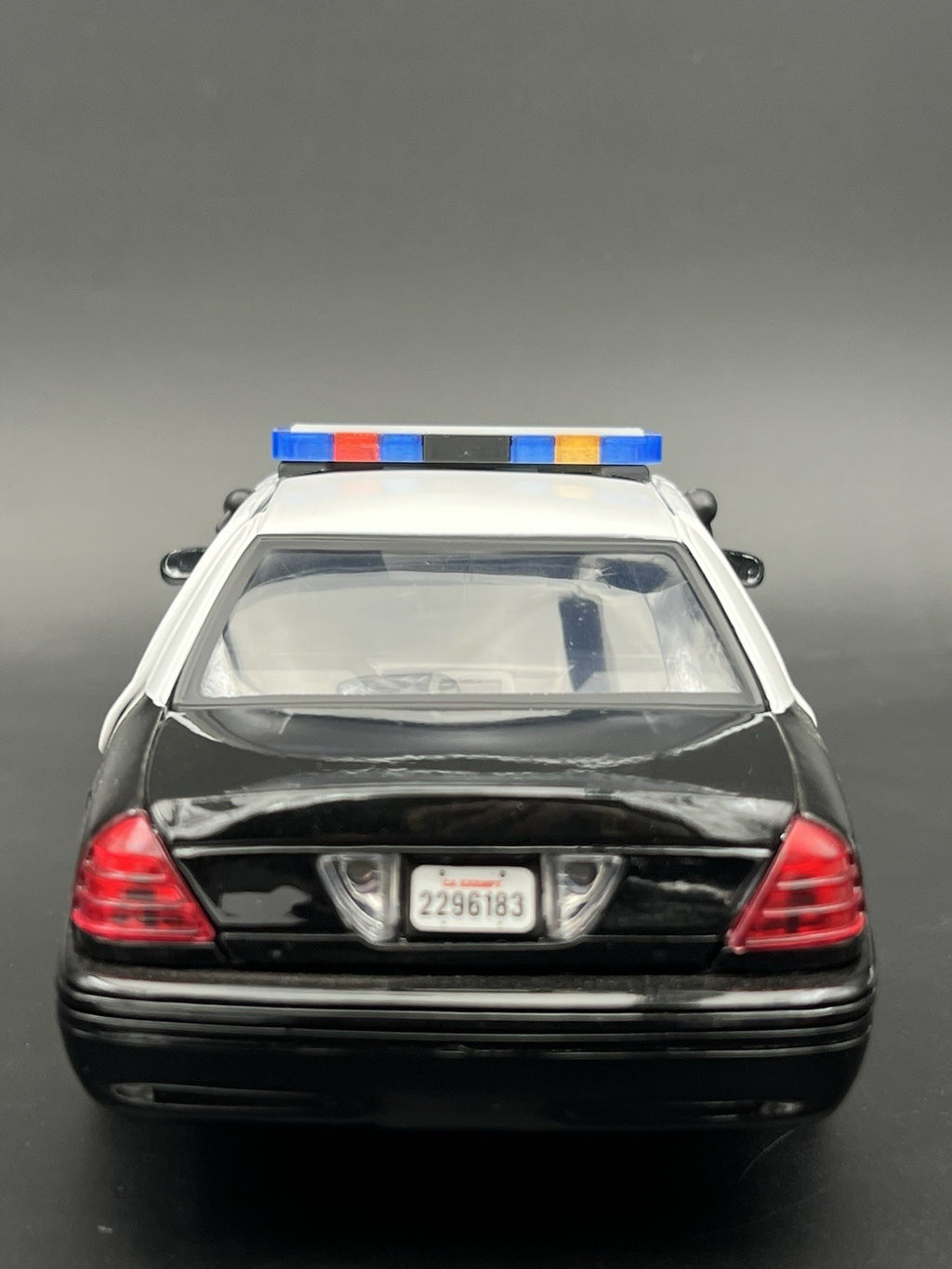 1/18 LED Ready Whelen Edge Massachusetts Police Lightbar Blue Clear Amber Red10