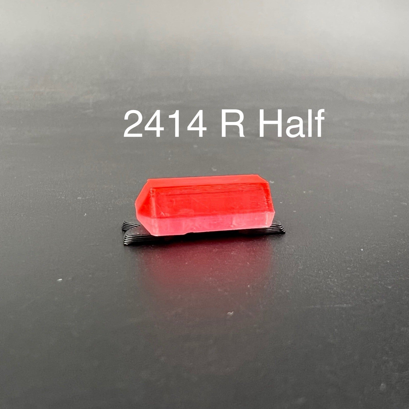 1/24 25 Red Half Code 3 MX7000 Lightbar W/ Internal Lens Police Sheriff Fire0