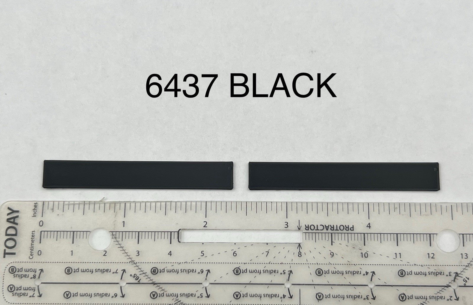 2 Pack 1/64 Black Ladder Board For Code 3 Fire Truck Engine Quint Kitbash Custom0