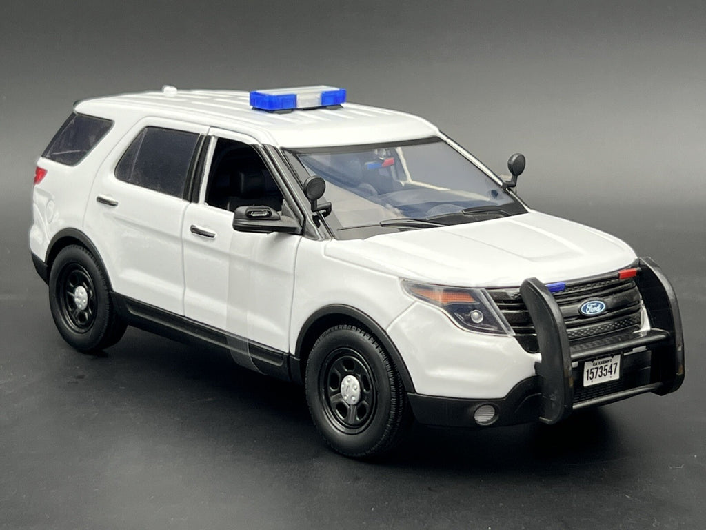 1/18 Mini Whelen Edge Lightbar Blue Gray Top Cover Honolulu Police Sheriff Fire9