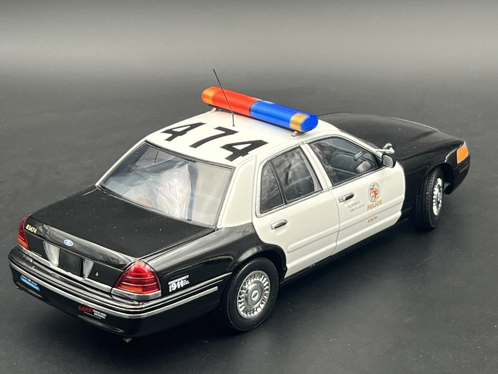 1/18 LED Ready AeroDynic Lightbar LAPD Blue Red Clear Amber Police Sheriff6