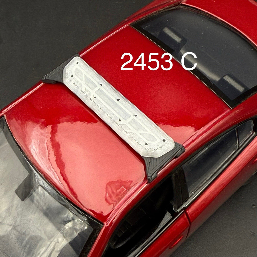 1/24 25 LED Ready Federal Integrity Sedan Width Lightbar Police Motormax Charger0