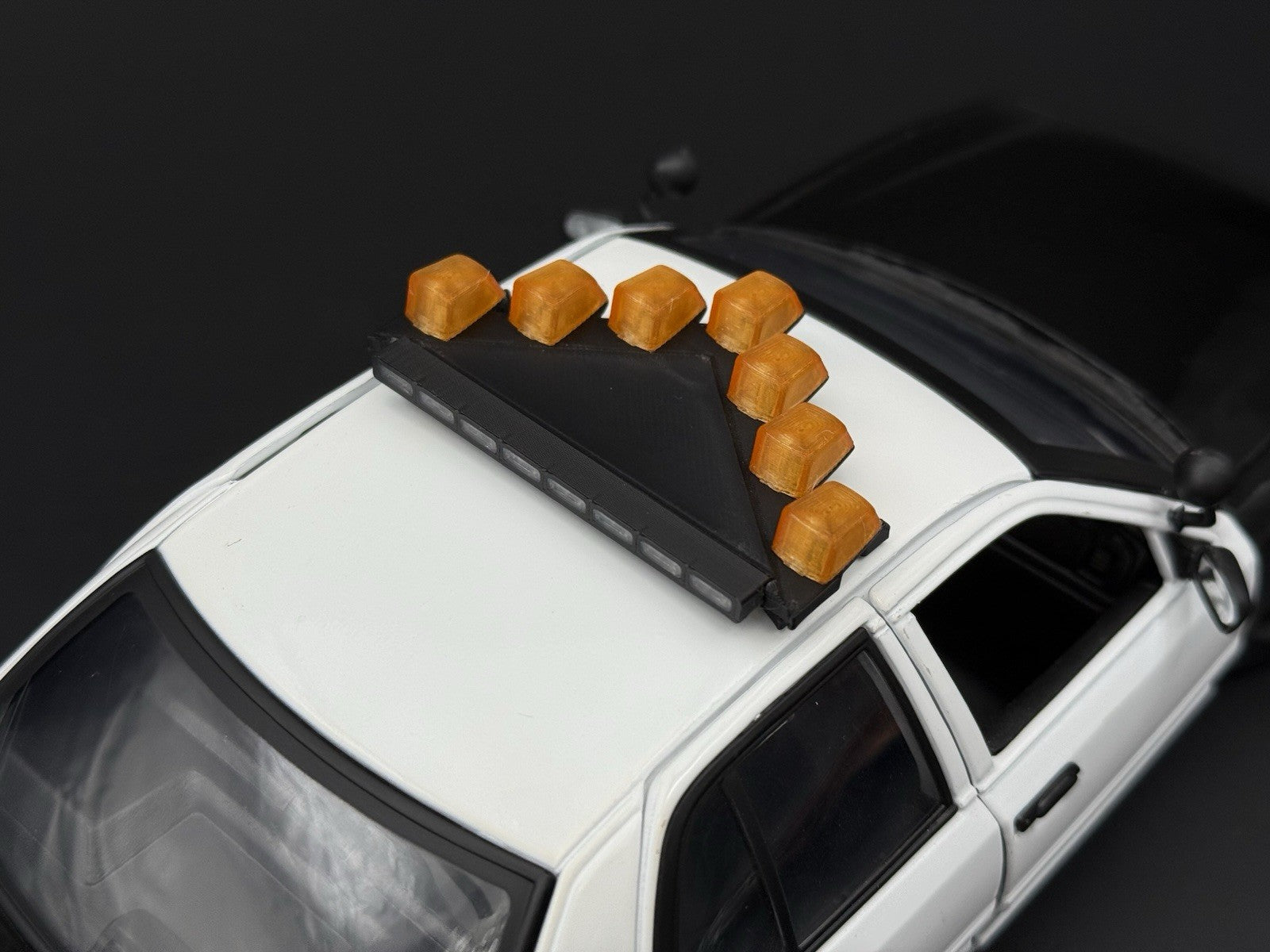 1/18 LED Ready Amber Federal Signal Vector Vision Lightbar Tow Security Work11