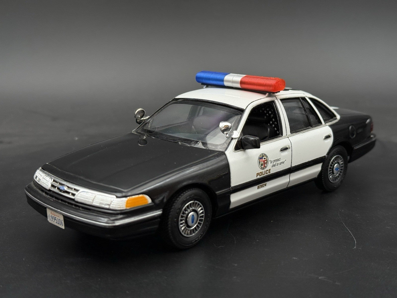 1/24 25 AeroDynic Lightbar 240 Robert Los Angeles Sheriff Blue Red Police CHP11