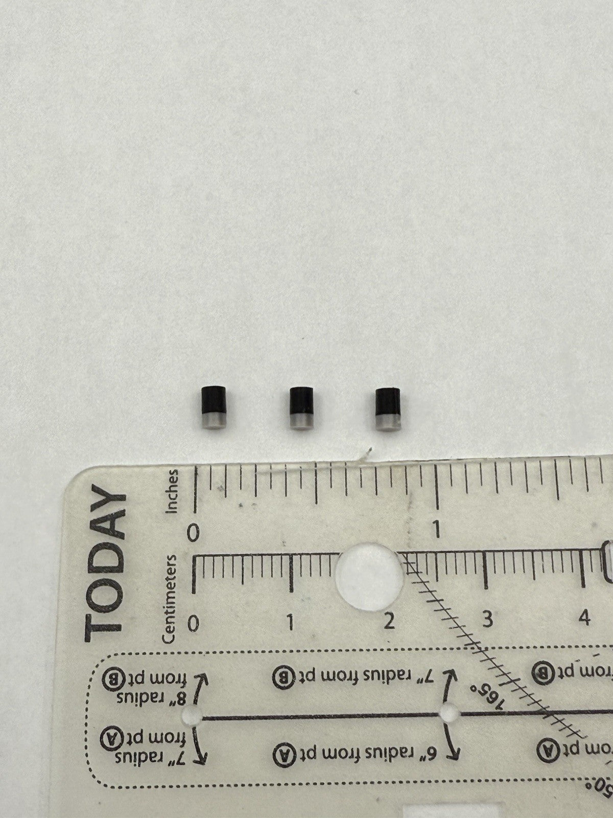 3 Pack 1/18 Black Silver Low Profile Stubby Antenna Scale Model Police Fire7