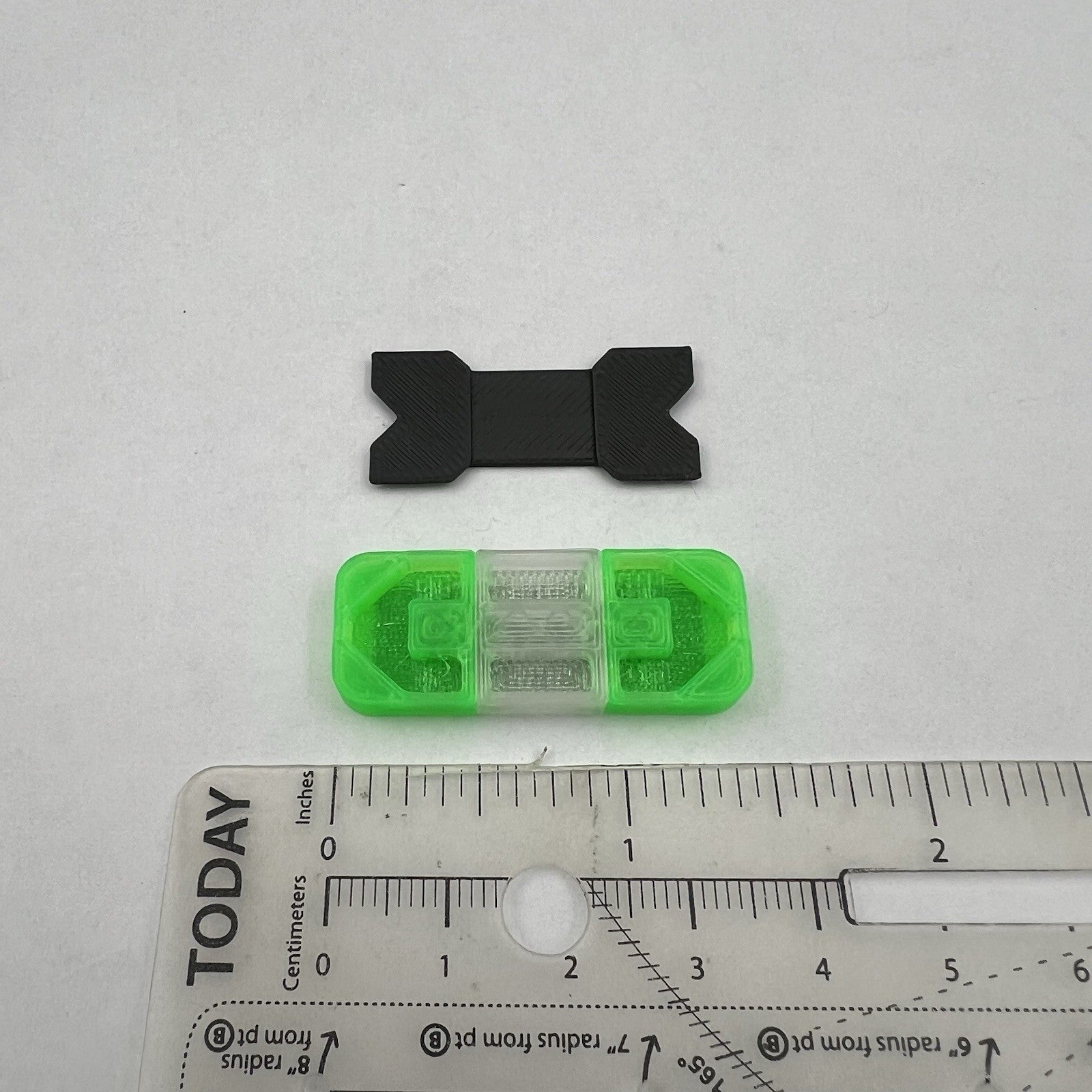 1/18 Mini Whelen Edge Lightbar Clear Green Gray Top Cover2