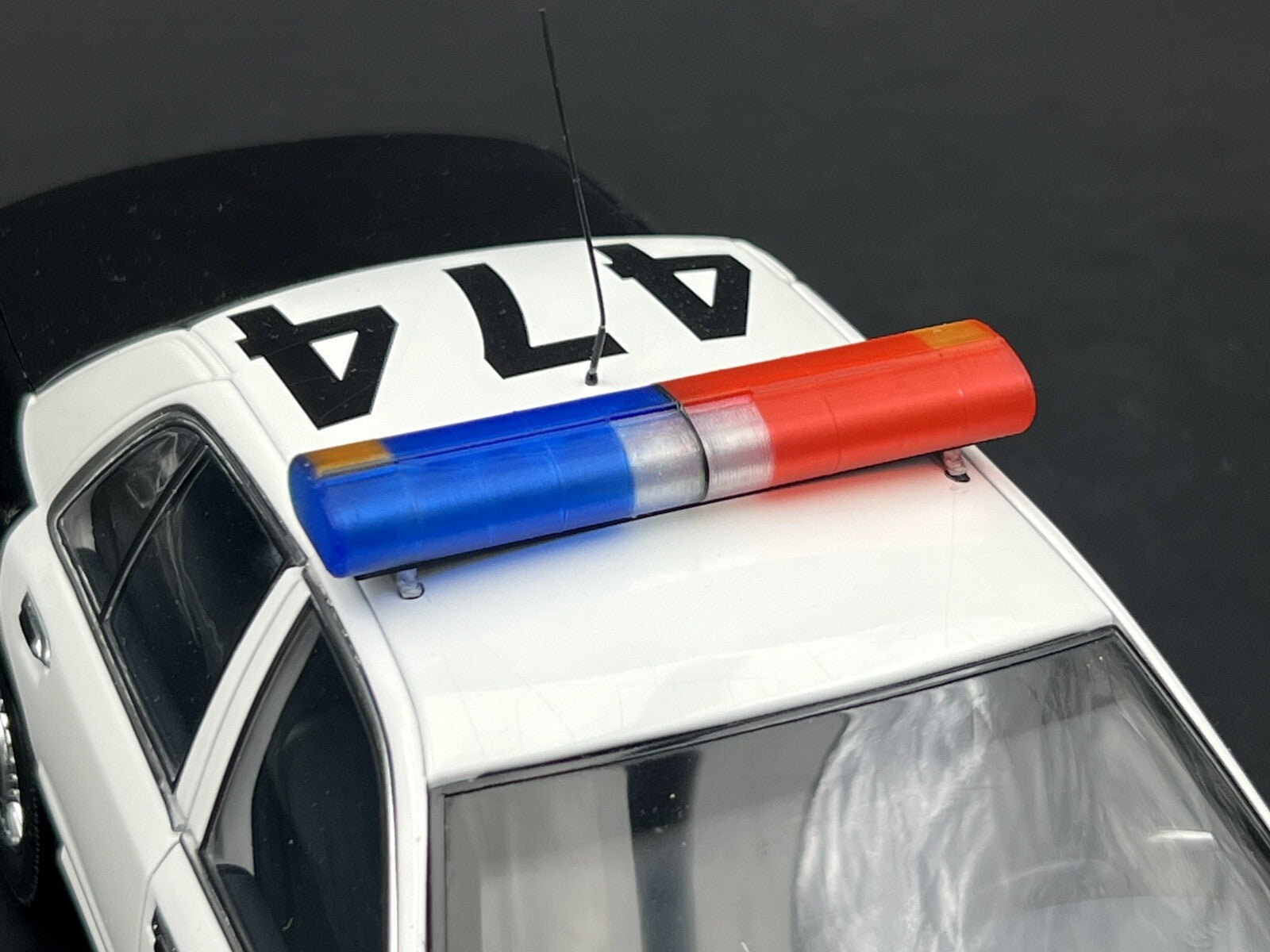 1/18 LED Ready AeroDynic Lightbar LAPD Blue Red Clear Amber Police Sheriff5