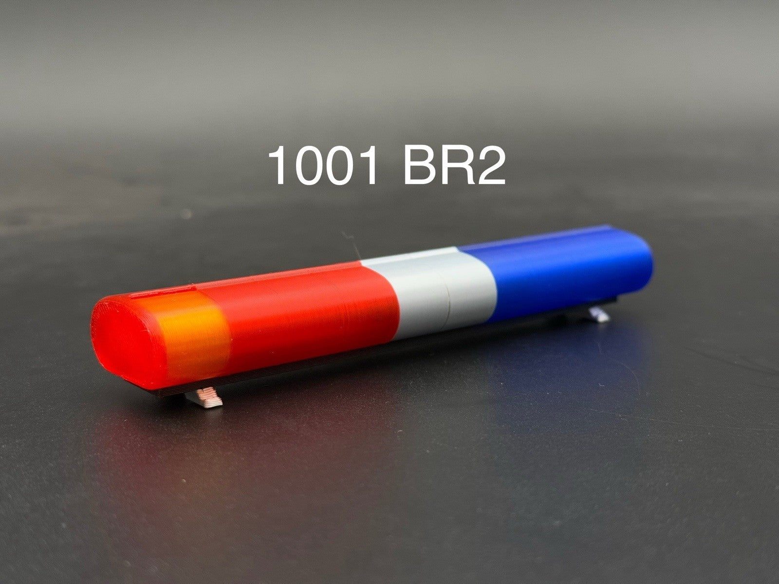 1/10 LED Ready AeroDynic Lightbar 240 Robert LA Sheriff Police Blue Red 1001BR20