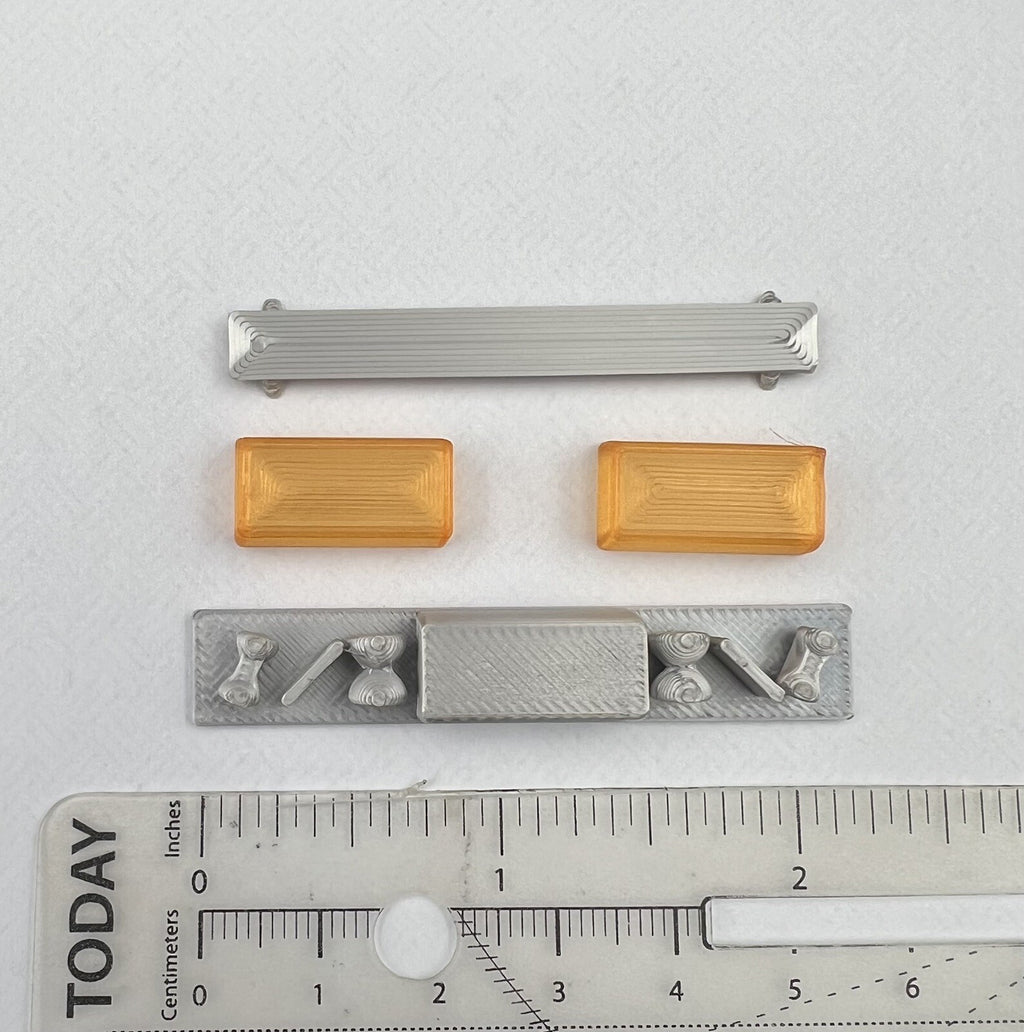 1/24 1/25 Amber Yellow Twinsonic Lightbar Tow Truck Security Construction1