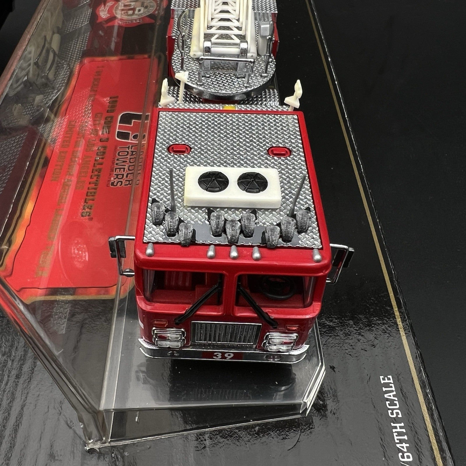 3 Pack 1/64 Clear Split Vector Lightbar Fire Truck Engine Ladder Code 3 Kitbash5