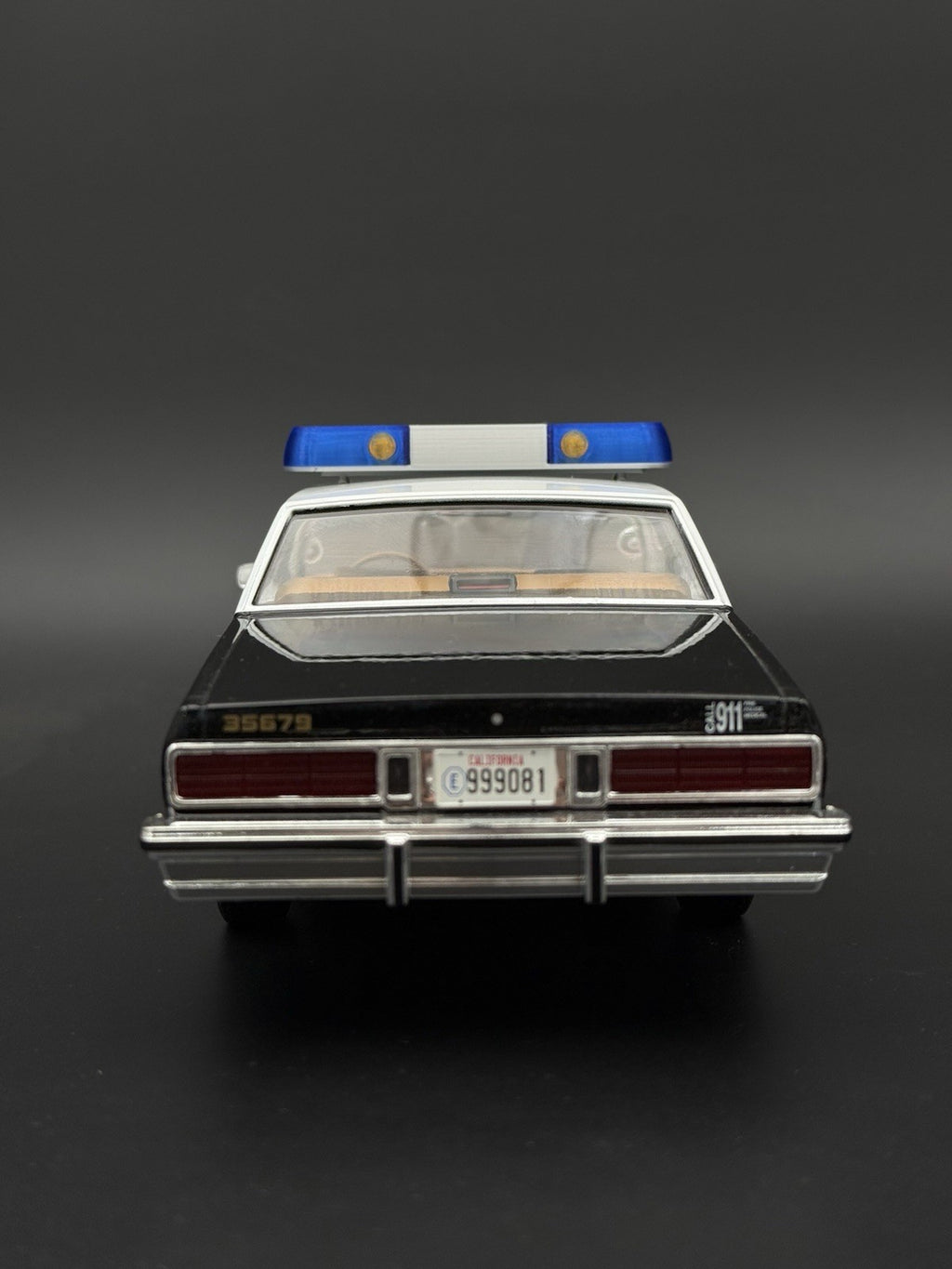 1/18 Scale Model Wide XL Blue Whelen 80H 90H 8000 Lightbar Police Fire 1844XLB3