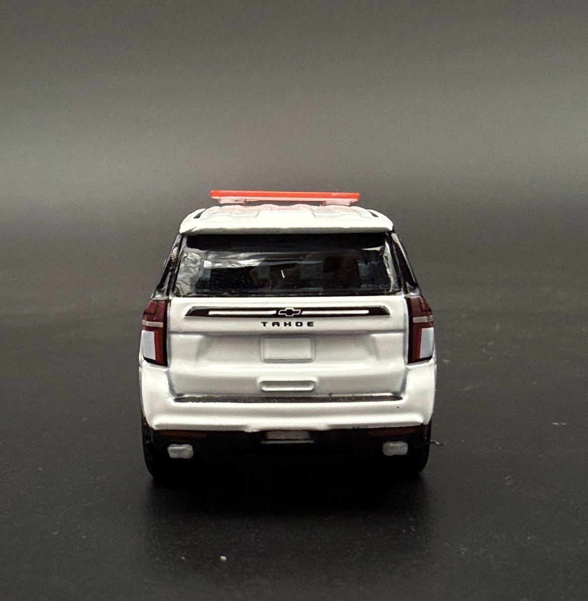 2-Pack 1/64 Scale Model Silver Top Red LED Style Whelen Lightbar 6402RS7