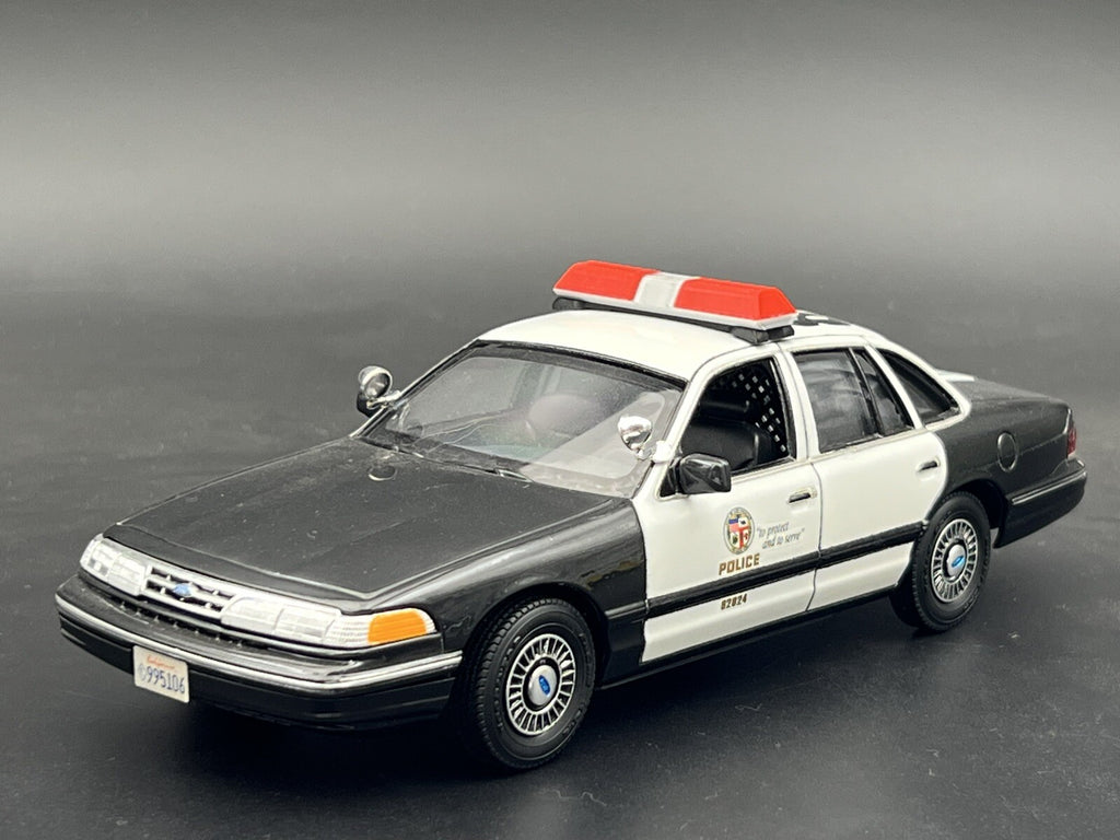 1/24 25 27 Red Chrome Code 3 LP6000 Lightbar W Internal Lens Police Sheriff Fire3