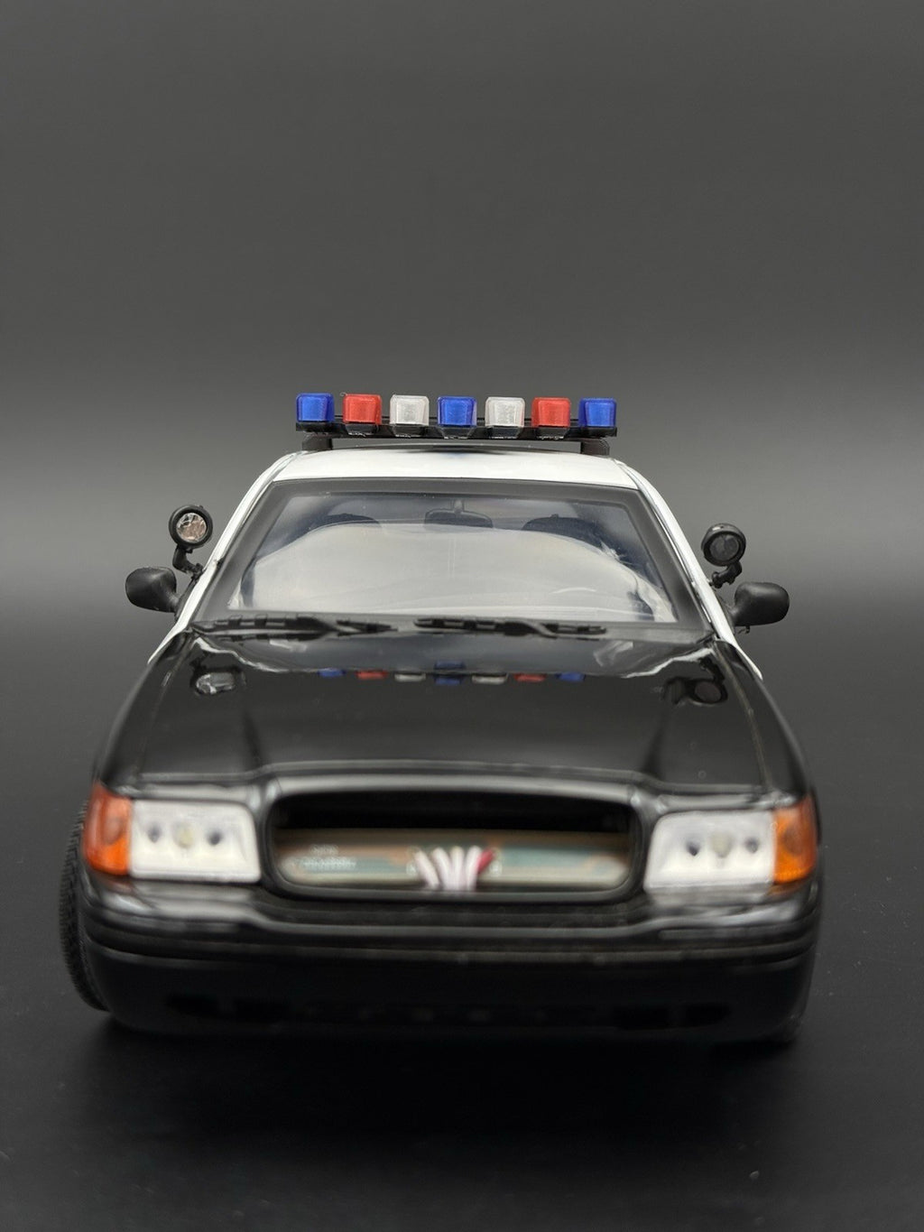 1/18 Scale Model LED Ready Blue Red Federal Vector Lightbar Police Car 1837 BR412