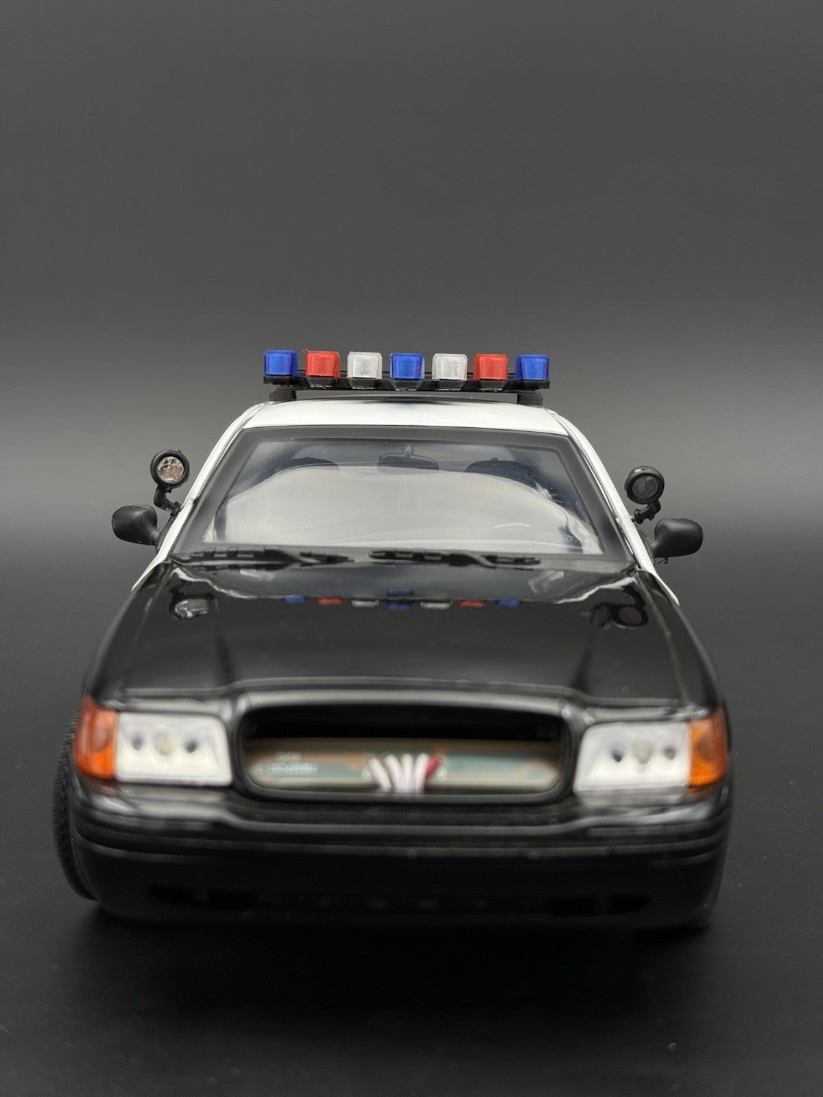 1/18 Scale Model LED Ready Blue Red Federal Vector Lightbar Police Car 1837 BR412