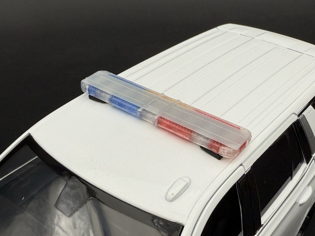 1/24 25 Scale Model Whelen Liberty II Blue Red Tahoe SUV Lightbar 2449XLBR114