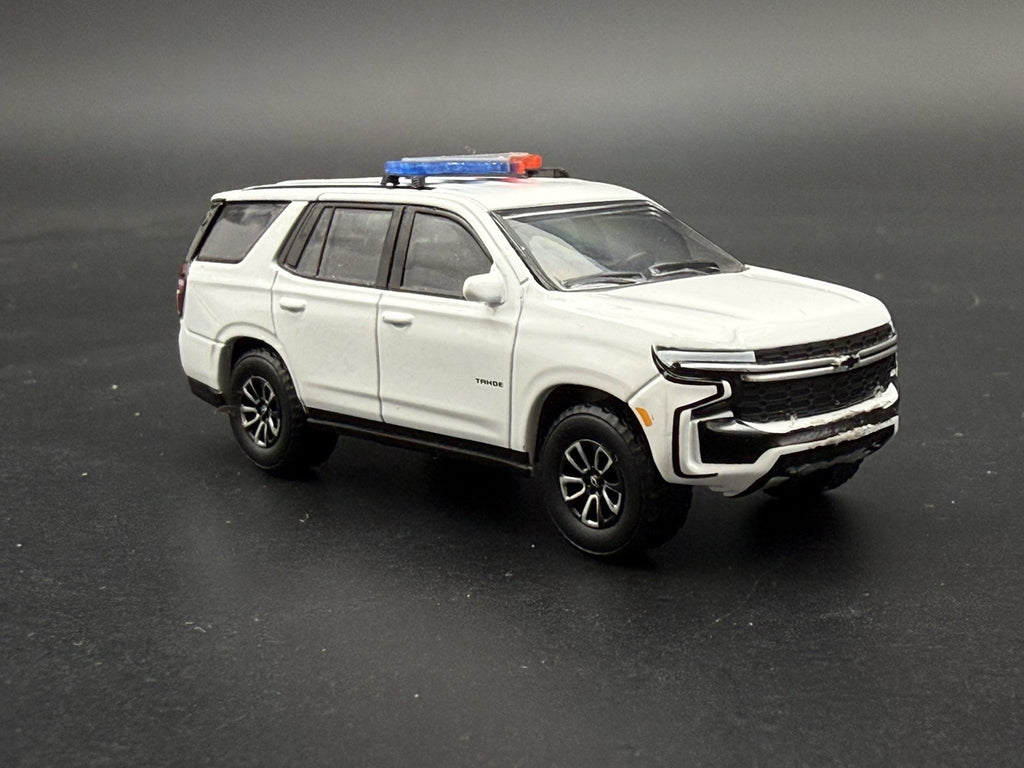 2-Pack 1/64 Scale Model Federal Valor Blue Red Lightbar Police Car 6401BR3
