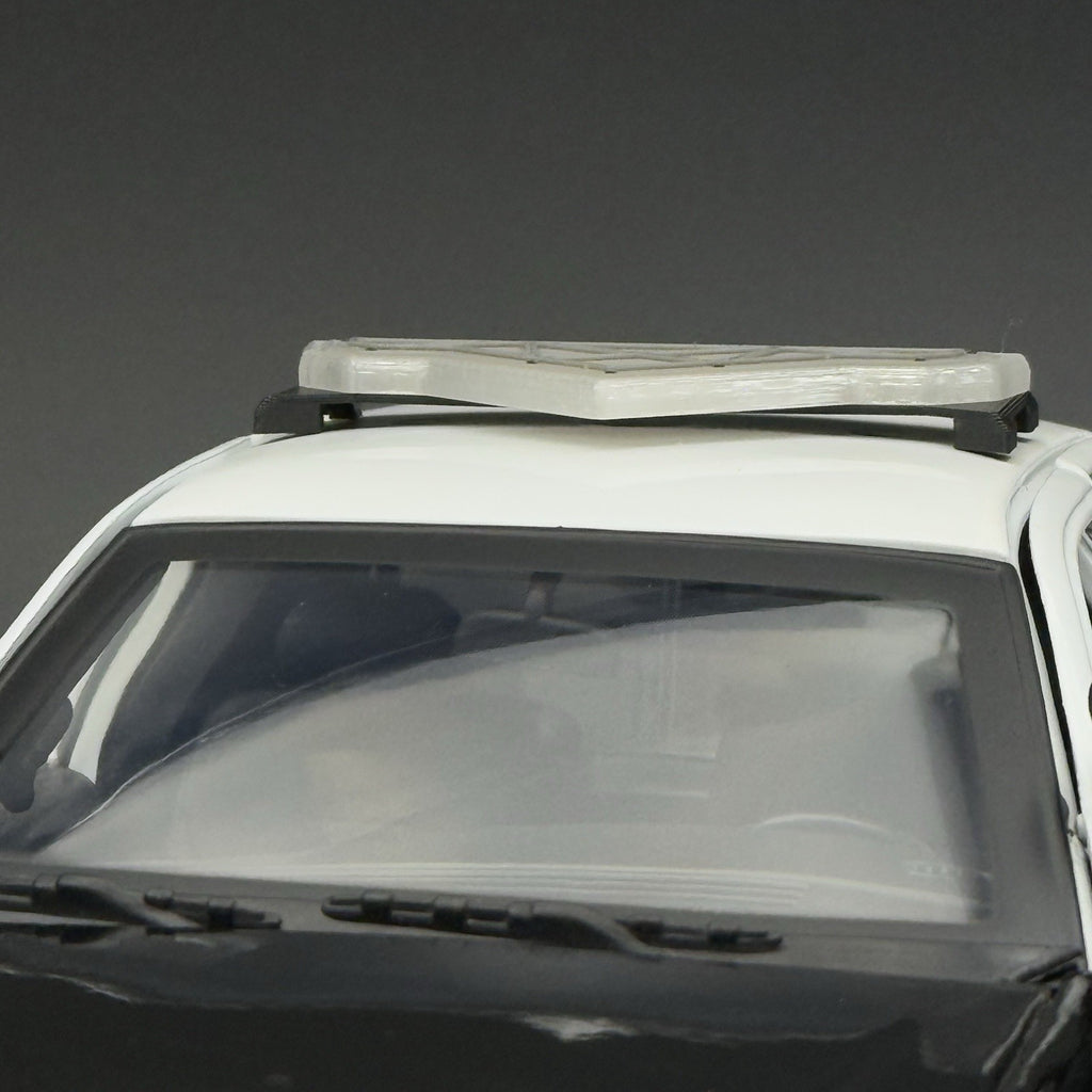 1/18 LED Ready Federal Signal Valor Lightbar Police Sheriff Motormax Sedan SUV11