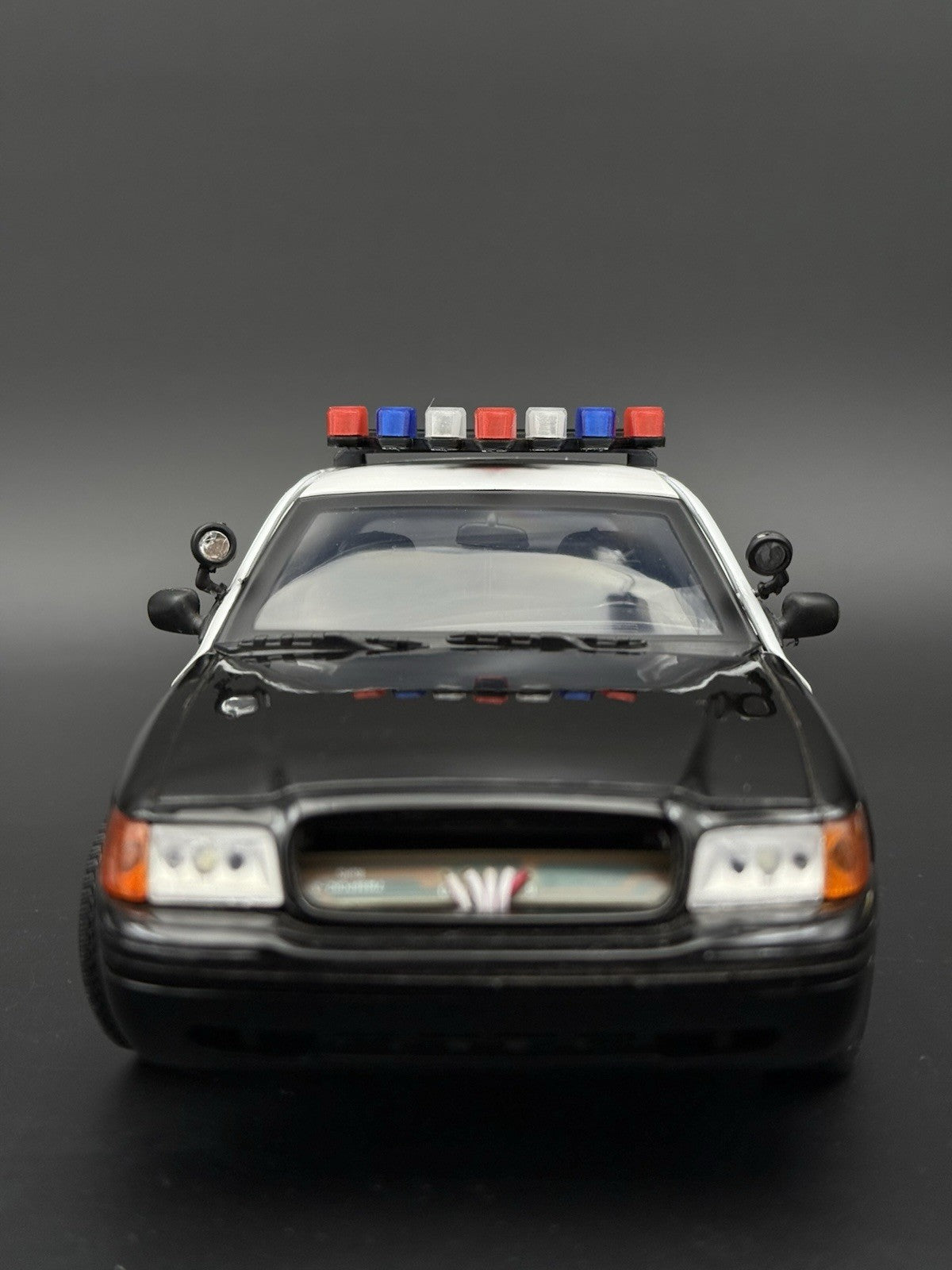 1/18 Scale Model LED Ready CHP PSP Federal Vector Lightbar Police Car 1837 BR35