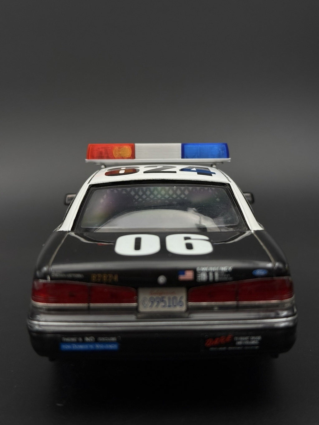 1/24 25 Blue Red California Twinsonic Lightbar Police Sheriff Highway Patrol6