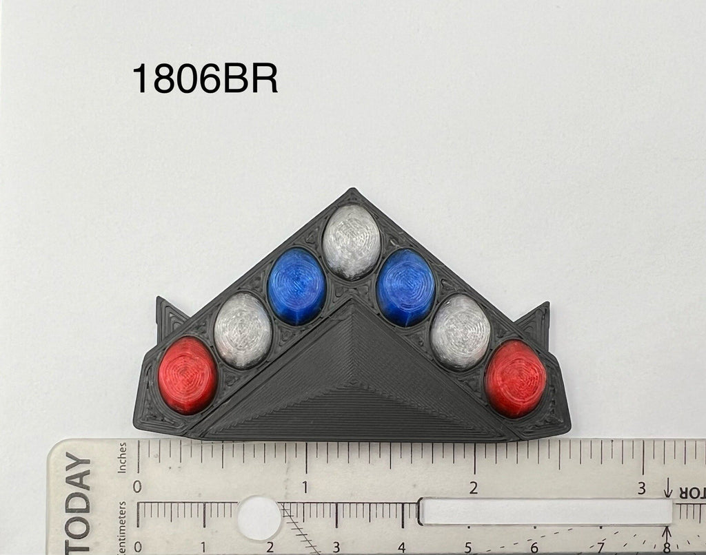 1/18 LED Ready LVMPD Blue Red Federal Signal Vision SLR Lightbar Police Car0