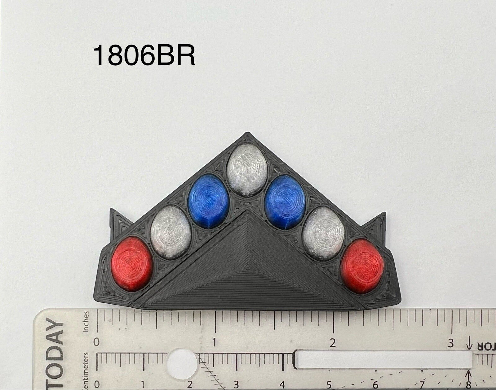 1/18 LED Ready LVMPD Blue Red Federal Signal Vision SLR Lightbar Police Car0