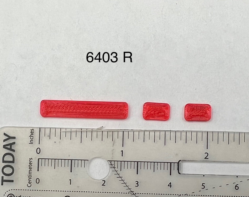 3 Pack 1/64 Whelen Long & Short Red Lightbar Code 3 Fire DCP Tow Truck Trailers0