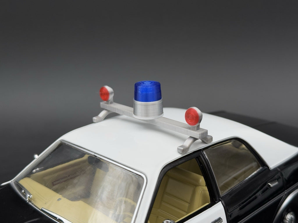 1/18 LED Ready Federal Visibar CJ 184 284 Red Beacon Blue Lollipop Police Light11