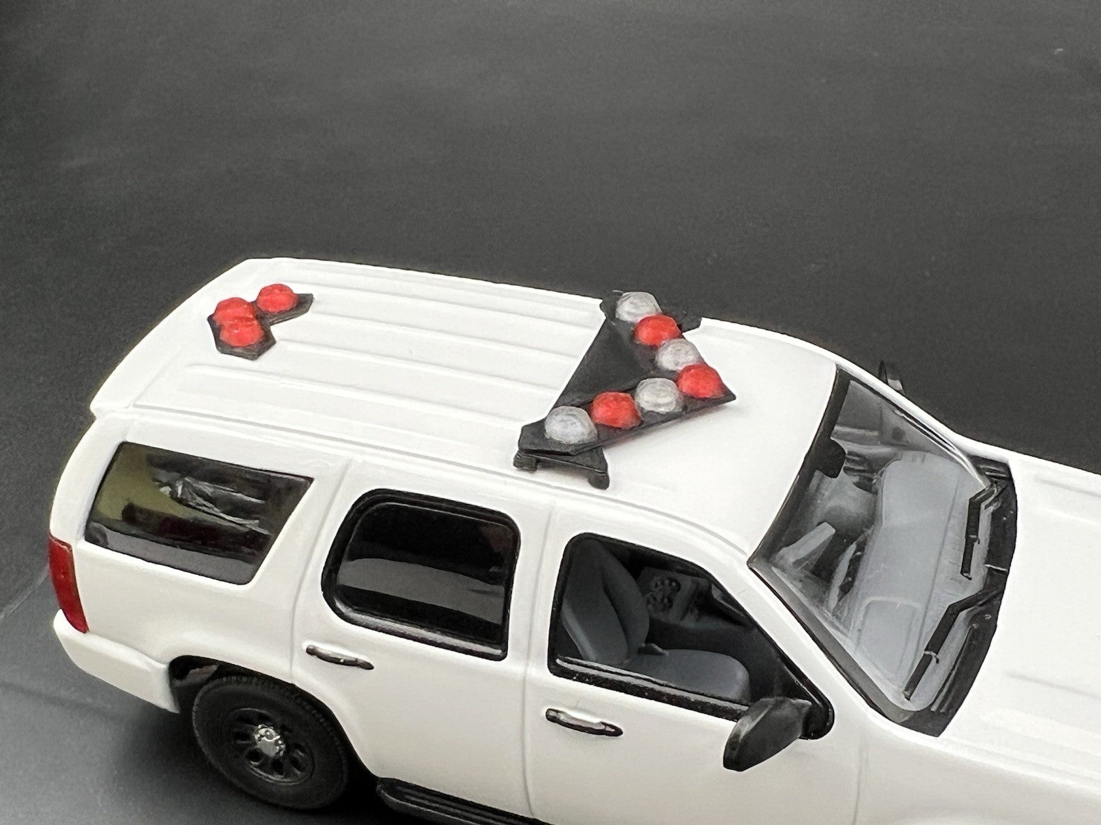 2 Pack 1/43 NYPD Red Federal Signal Vision SLR Lightbar Greenlight Police Car7