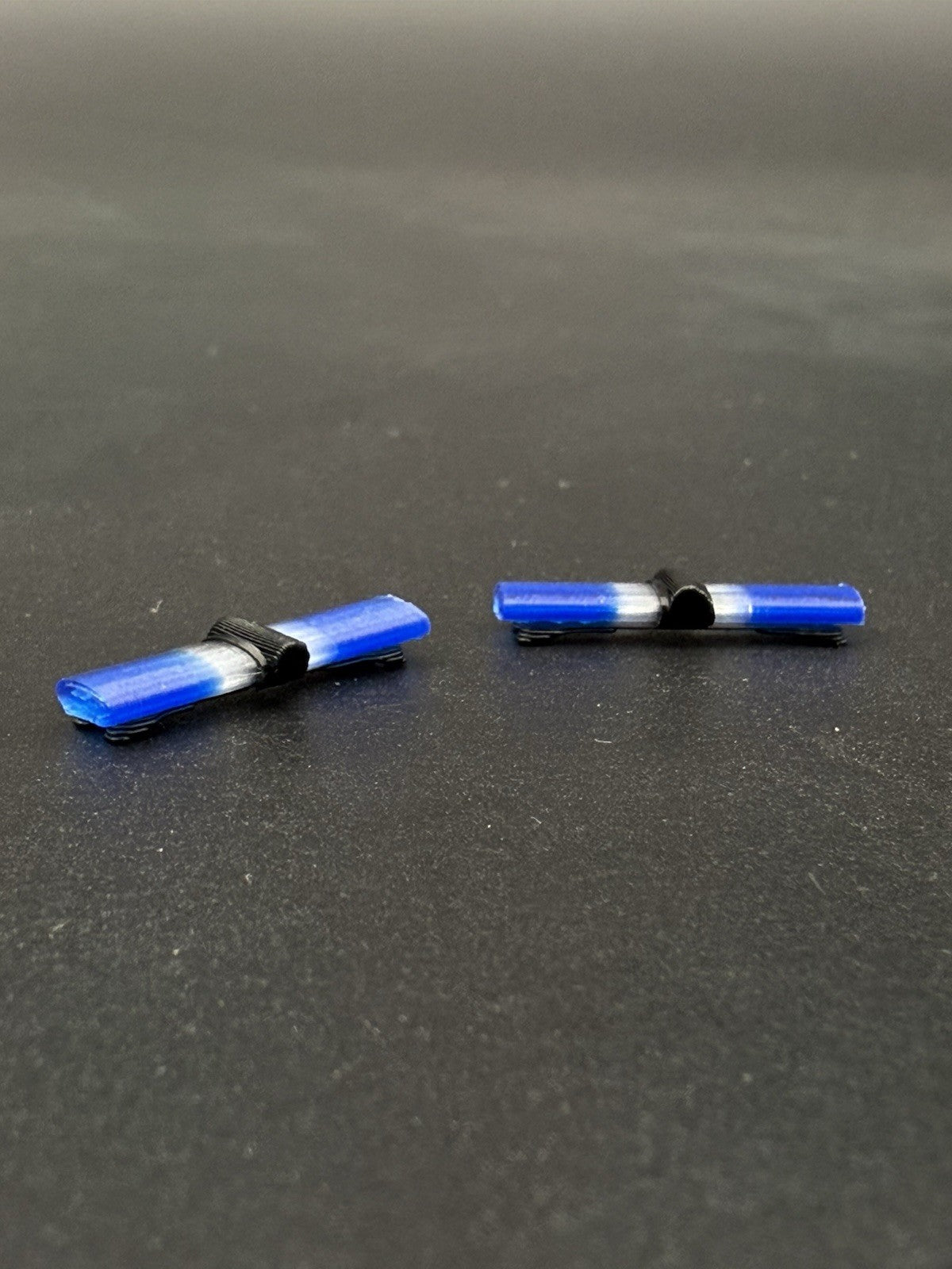 2-Pack 1/64 Scale Model Jetstream Jetsonic Blue Lightbar Police 6424B13
